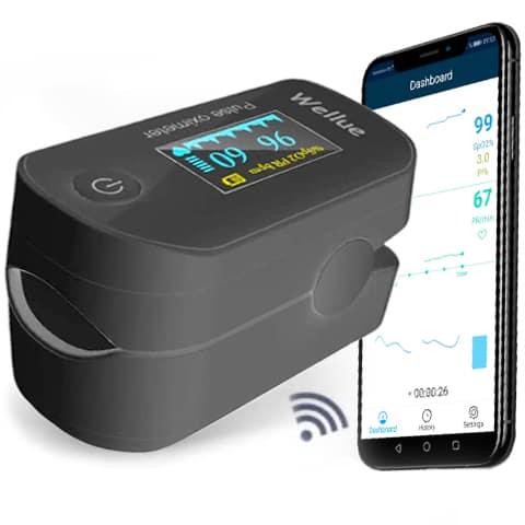 Pulsoximetru cu Bluetooth Wellue Profesional :: Pulsoximetre.ro Pulsoximetru cu Bluetooth Wellue Profesional :: Pulsoximetre.ro